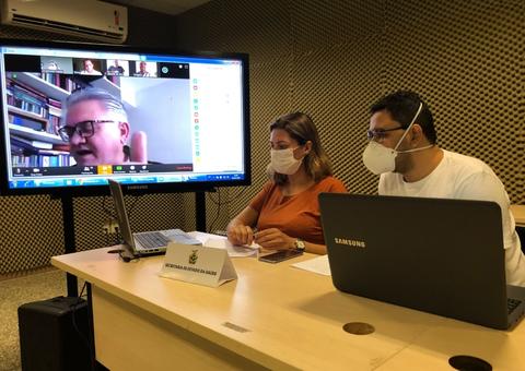 Ministério da Saúde faz reunião com secretária de Saúde do Amazonas e outros 26 estados