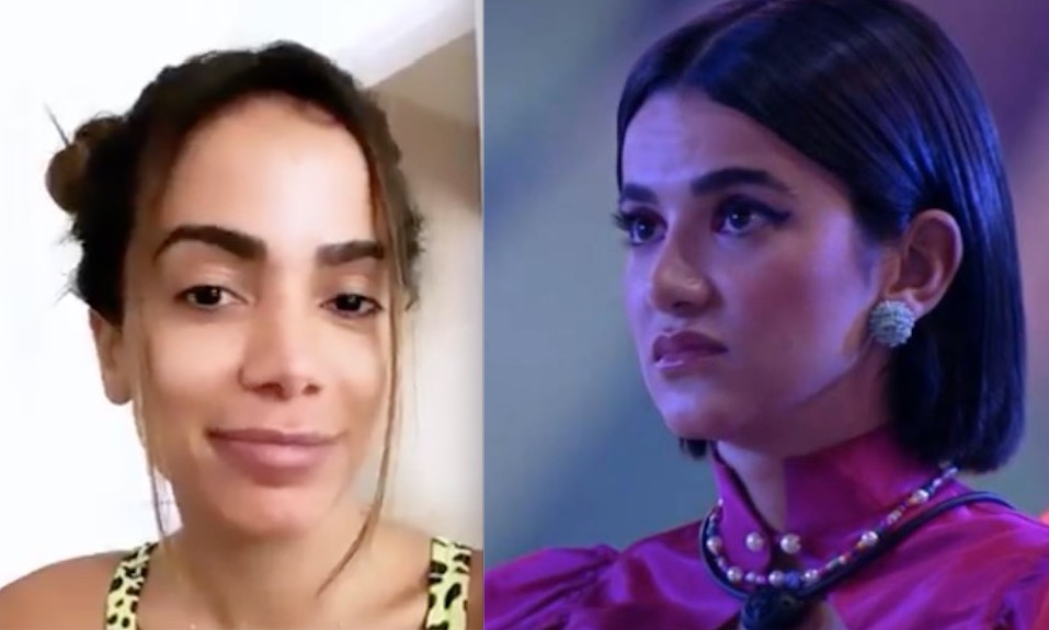 Anitta joga pesado e promete live caso Manu seja eliminada do BBB20