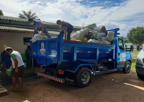 Programa distribui 4,5 toneladas de alimentos no interior do Amazonas