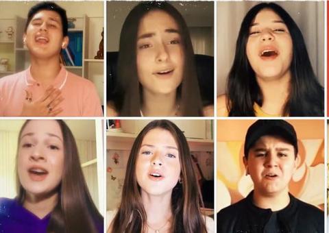 Ex participantes do The Voice Kids se unem em prol da luta contra Covid-19