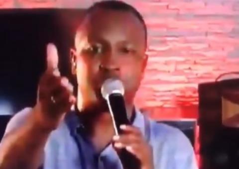 Thiaguinho manda recado para Fernanda Souza durante live: ’minha vida’