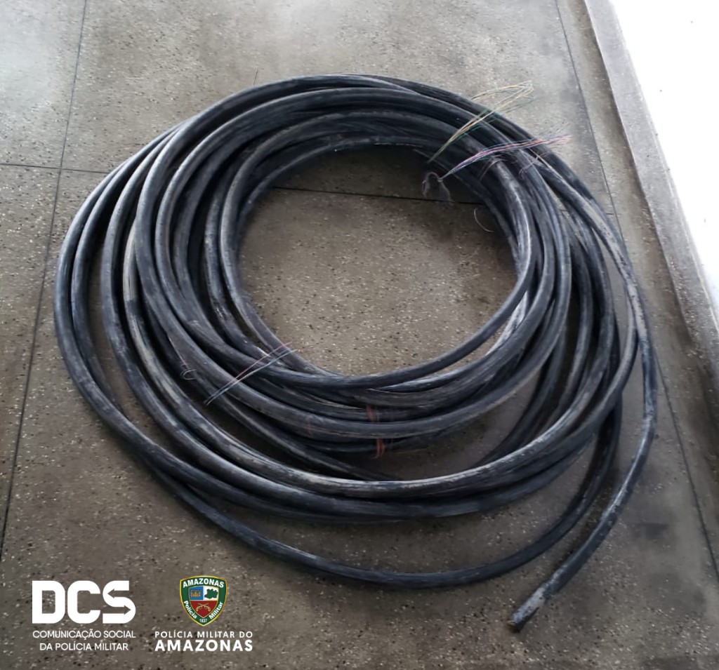 Em Manaus, suspeito é preso ao roubar fios de cobre de empresa do Pólo Industrial
