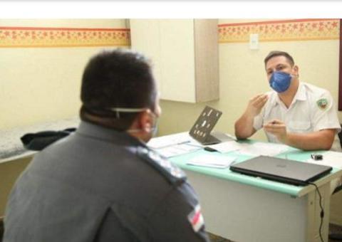 Em Manaus, Policiais Militares fazem testes rápidos para detectar coronavírus