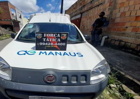 Suspeitos são presos após roubarem carro de concessionária de água em Manaus