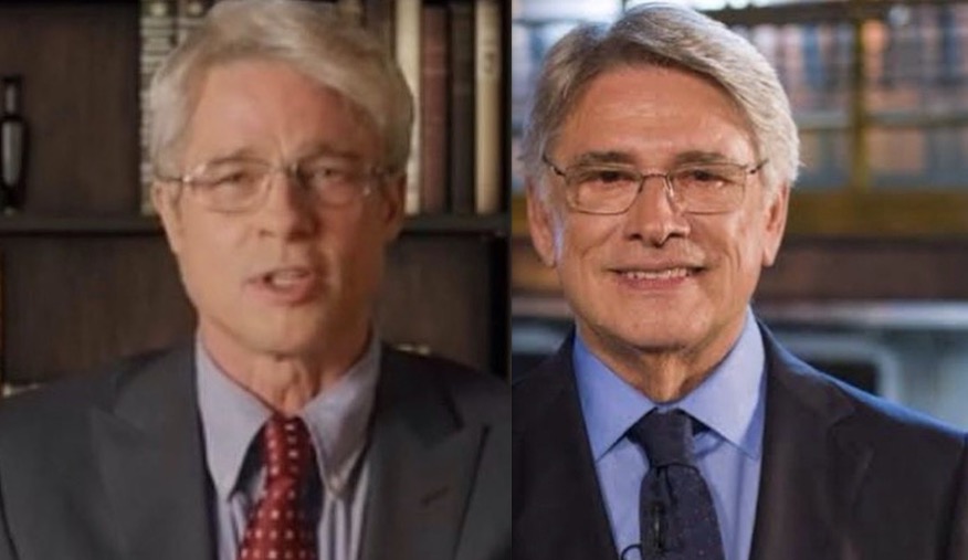 Brad Pitt aparece 'a cara' de Sérgio Chapelin e semelhança impressiona internautas