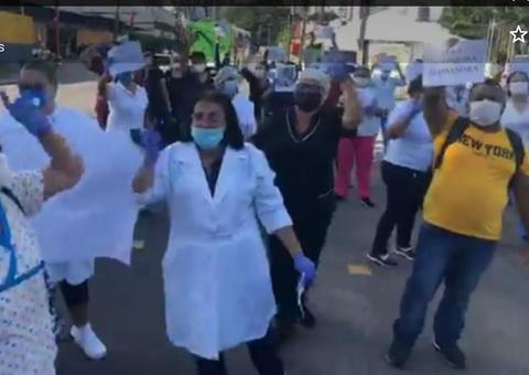 AO VIVO: Funcionários do Hospital 28 de Agosto pedem socorro; assista 