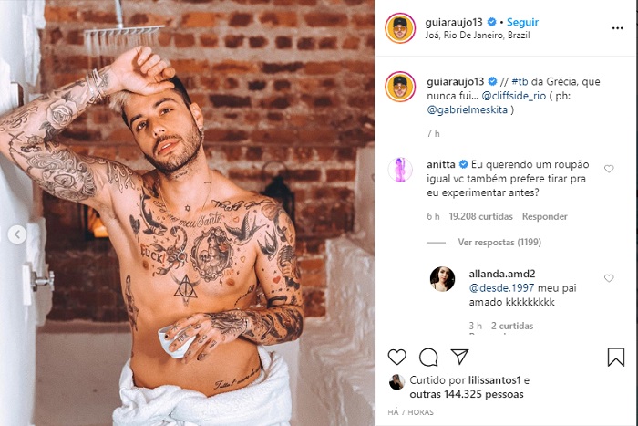 Após rumores de separação, Anitta manda cantada na web ao novo crush