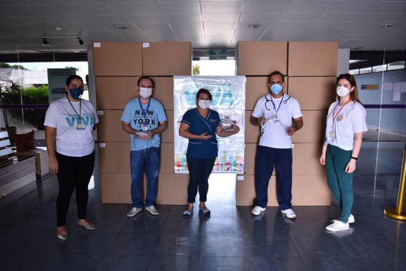 Em Manaus, profissionais de saúde recebem protetores doados pela Transire