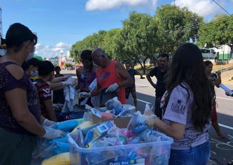 Campanha arrecada doações para pessoas em situação de rua em Manaus
