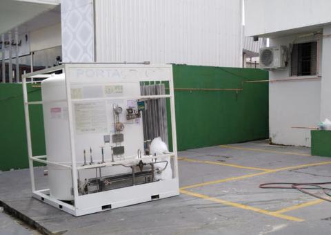 Tanques de oxigênio são instalados em três SPAs de Manaus 