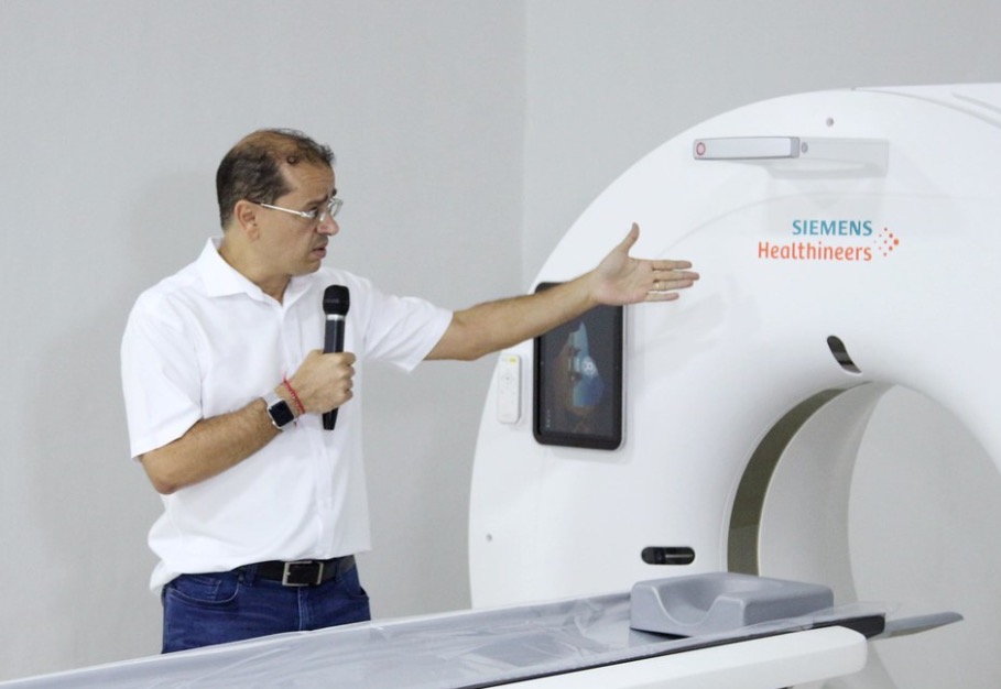 Sala de tomografia começa a funcionar em Hospital de Campanha da Prefeitura