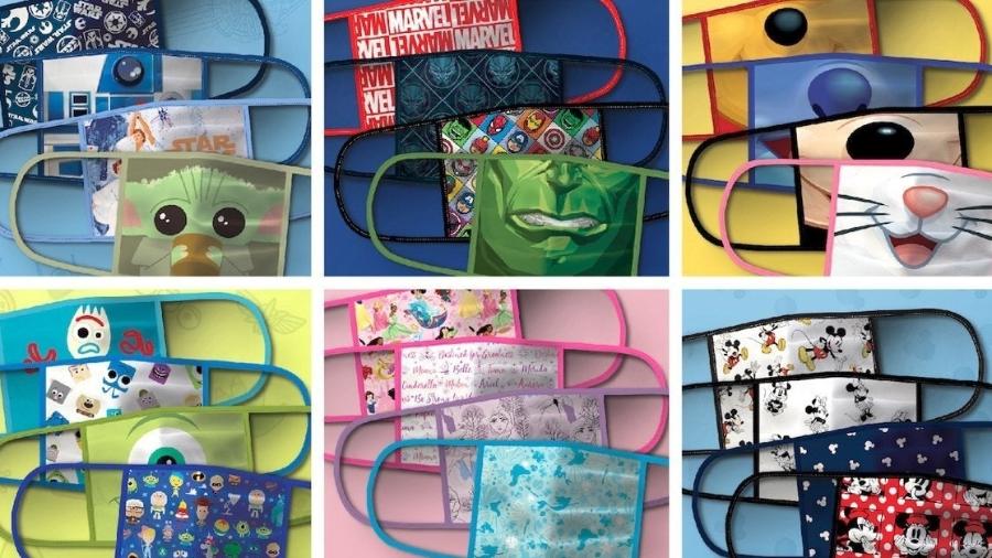 Disney anuncia venda de máscaras personalizadas de Star Wars, Marvel e Pixar