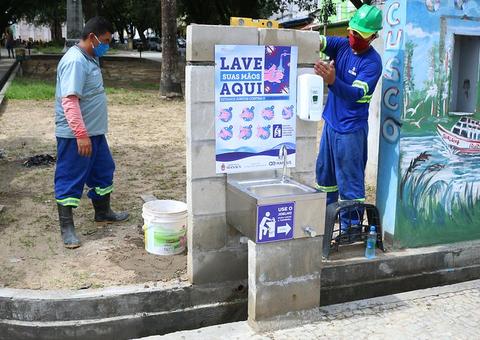 Pias e torneiras instaladas pela prefeitura são furtadas em Manaus 