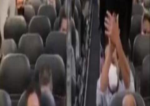 Profissionais da saúde enviados para combate ao coronavírus em Manaus são homenageados em voo