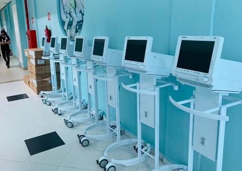Ministério da Saúde equipa Hospital Nilton Lins com nove respiradores