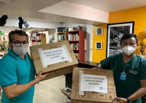 Máscaras de escudo facial reforçam segurança na saúde do Amazonas