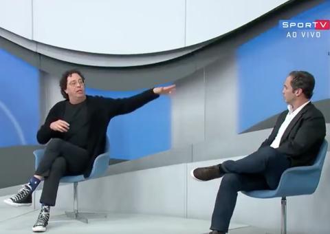 Casagrande esculacha Caio Ribeiro e os dois batem boca ao vivo no SporTV