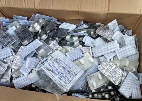Mais de 500 cartelas de azitromicina são apreendidas pela Receita Federal, em Manaus 