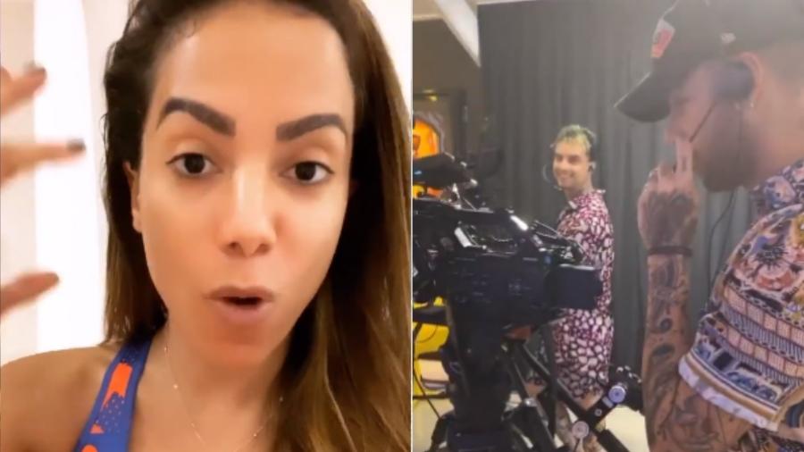 Após cantadas, Gui Araújo está trabalhando com Anitta no programa da funkeira