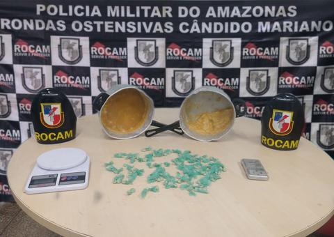 Homem é preso com drogas na zona Leste de Manaus 