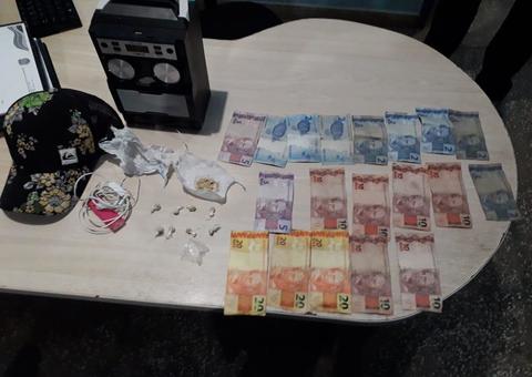 Homem é preso com dinheiro e drogas no Amazonas 