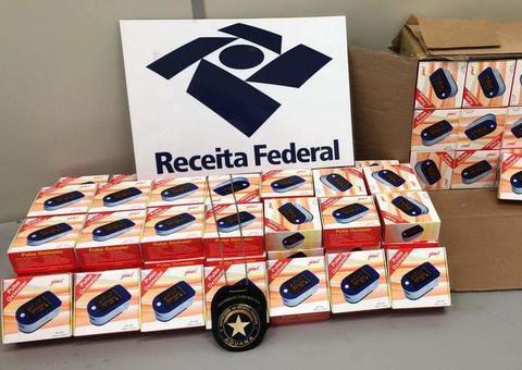 Receita Federal retém medidores de oxigênio avaliados em R$ 164 mil