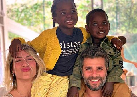 Filhos de Giovanna Ewbank e Bruno Gagliasso revelam que irmão caçula se chamará Zyan