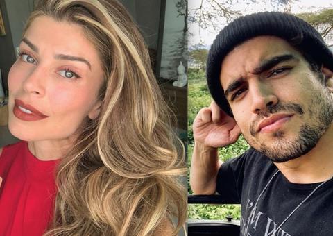 Grazi Massafera marca em cima de Caio Castro ao aparecer acompanhado em live