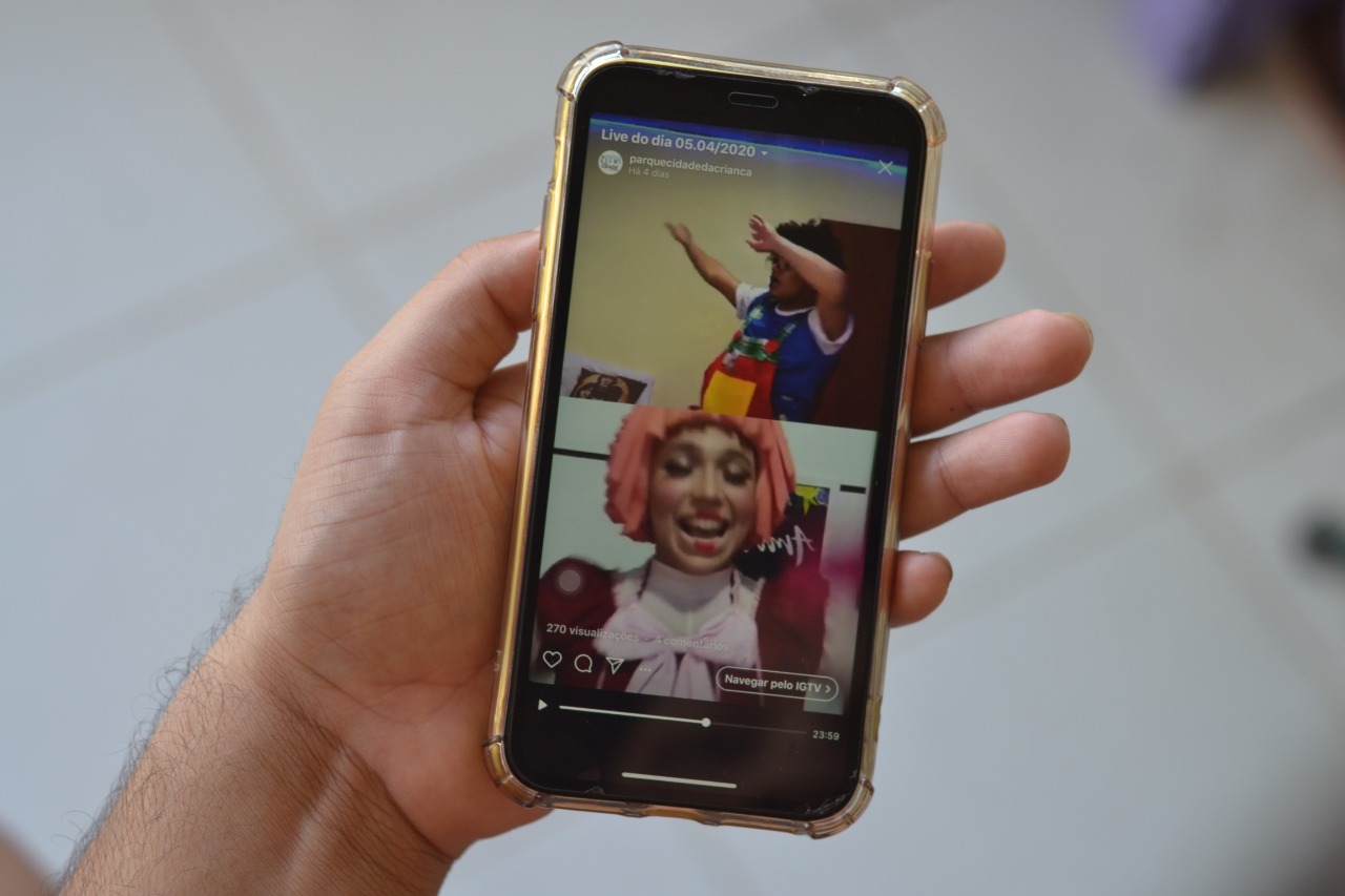 Turma do Parque Cidade da Criança promove Live todas as terça-feiras