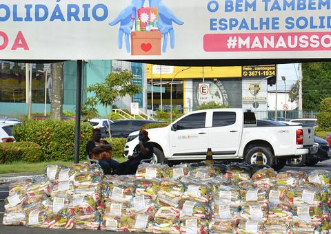 Empresa doa duas mil cestas básicas ao Fundo Manaus Solidária