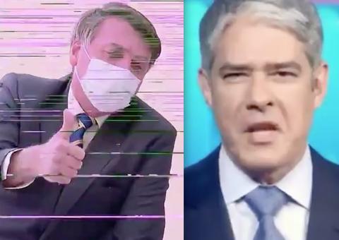  Bonner repete escalada sobre Bolsonaro ao vivo após falha no Jornal Nacional 