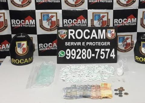 Dupla é presa vendendo drogas na zona Sul de Manaus 