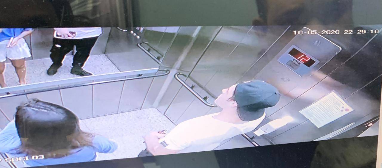 Novas imagens mostram últimos momentos de miss com vida no prédio de ex em Manaus