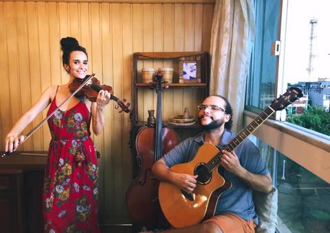 Tearte Duo realiza live Conexões Brasileiras nesta sexta em Manaus