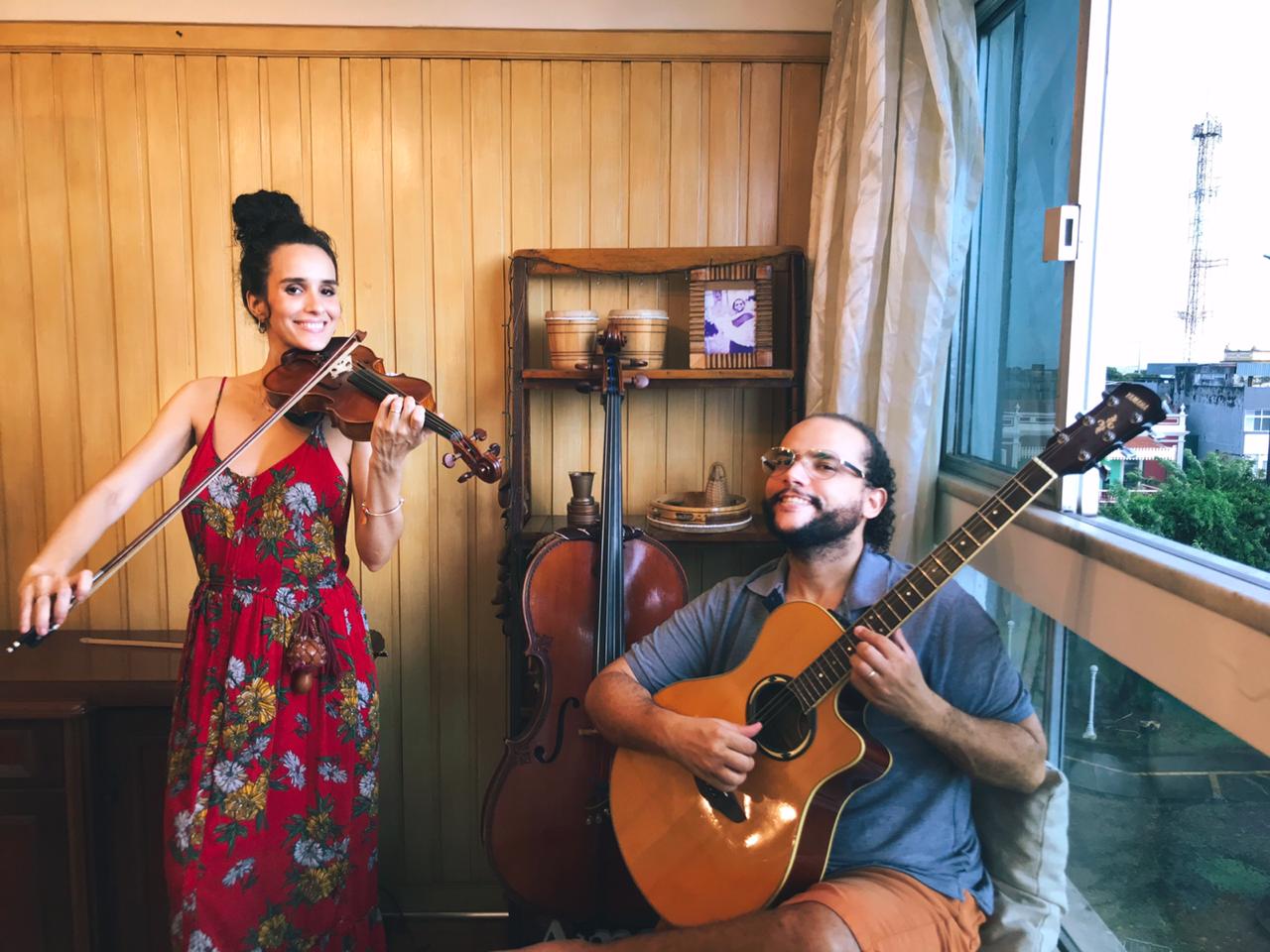 Tearte Duo realiza live Conexões Brasileiras nesta sexta em Manaus