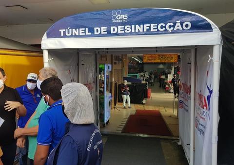 Coronavírus: Cabines de desinfecção de pessoas são interditadas em estabelecimentos de Manaus