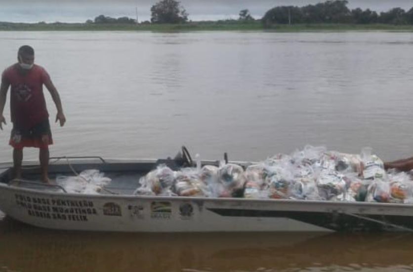 Mais de duas mil famílias indígenas recebem ajuda humanitária no Amazonas