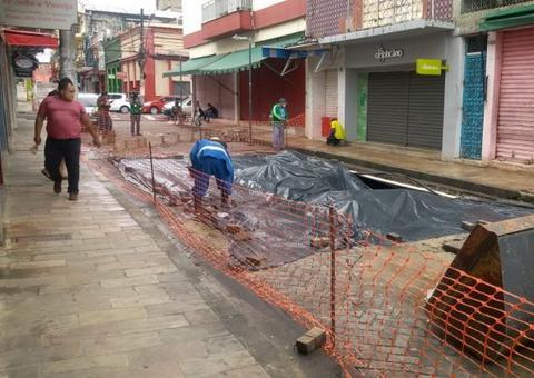  Em Manaus, proprietários de imóveis com risco de desabamento são notificados