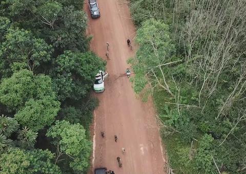 Durante operação, invasores de terra armam emboscada contra polícia