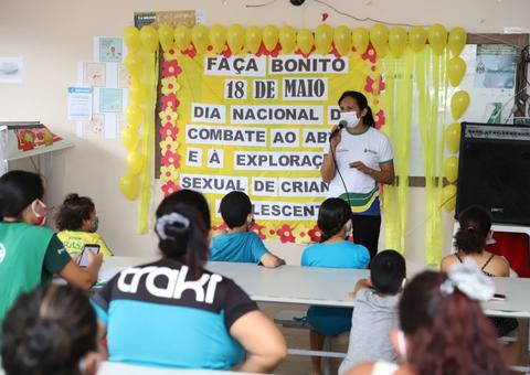 Programação alerta moradores de abrigo sobre abuso a criança e jovens em Manaus