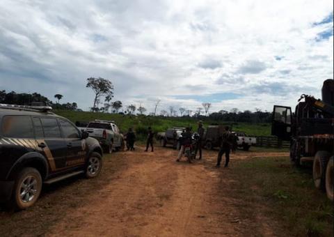 Operação combate invasão de terras públicas e desmatamento no Amazonas