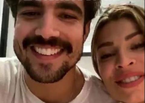Inseparáveis, Grazi Massafera ‘invade’ live de Caio Castro