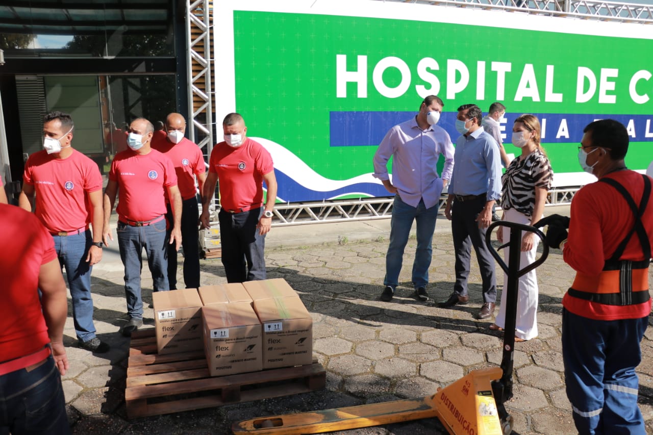 Amazonas recebe novos respiradores para abertura de ala indígena no Hospital Nilton Lins