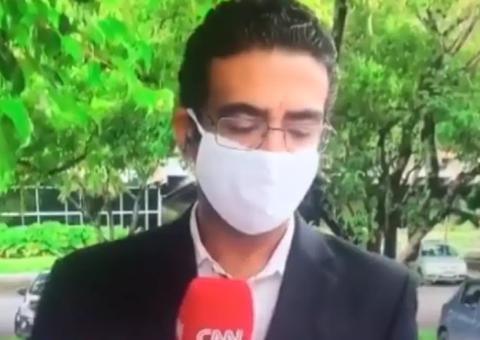 Repórter da CNN tem apagão no meio de transmissão ao vivo