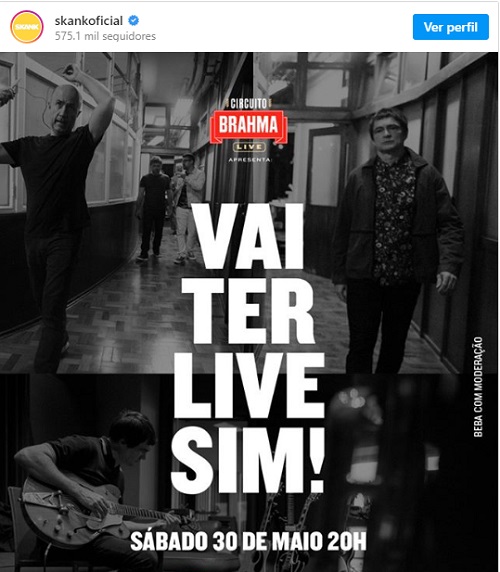Skank anuncia primeira live após fim da banda; veja data