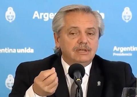 Presidente da Argentina mantém isolamento durante pandemia e dispara: 'angustiante é não se salvar'