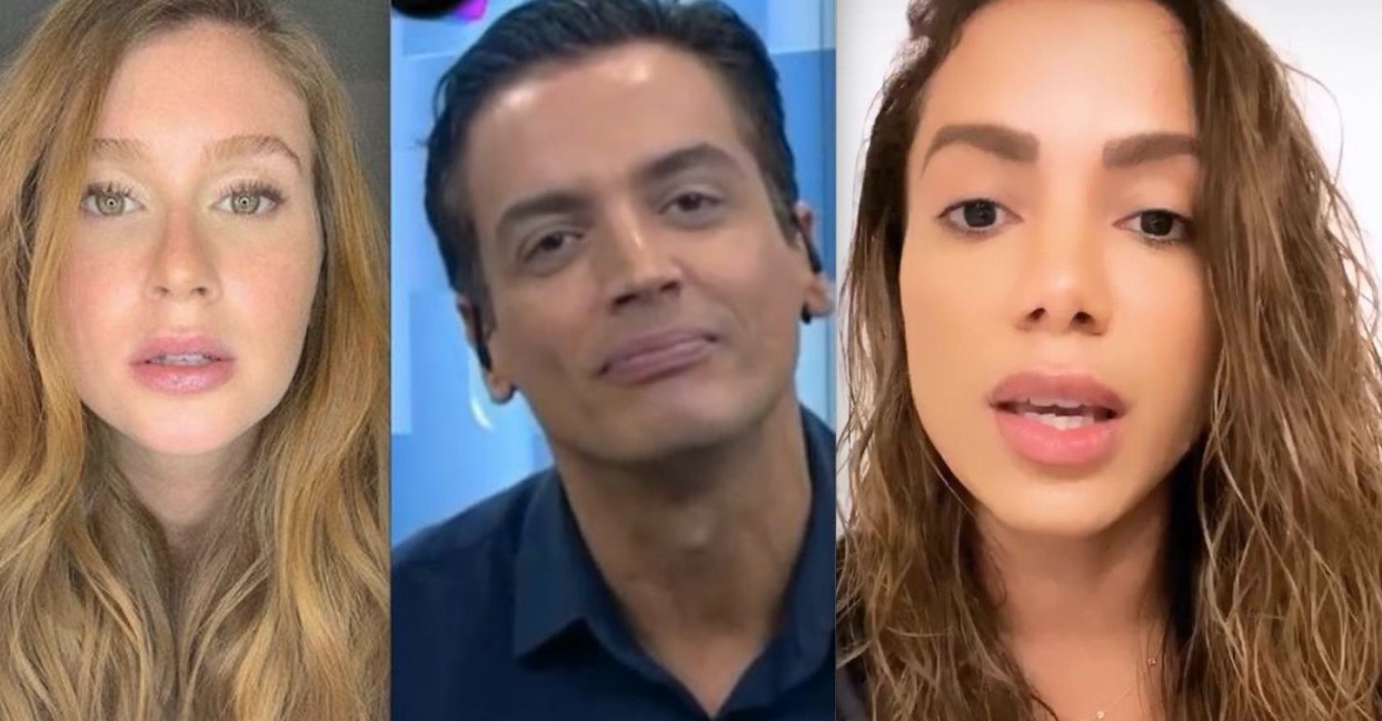 Vaza print em que Anitta conta a Leo Dias sobre suposta traição de Marina Ruy Barbosa