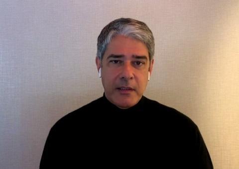 Durante entrevista, William Bonner fala sobre ataques pessoais e lamenta 'ódio virtual e incivilidade'