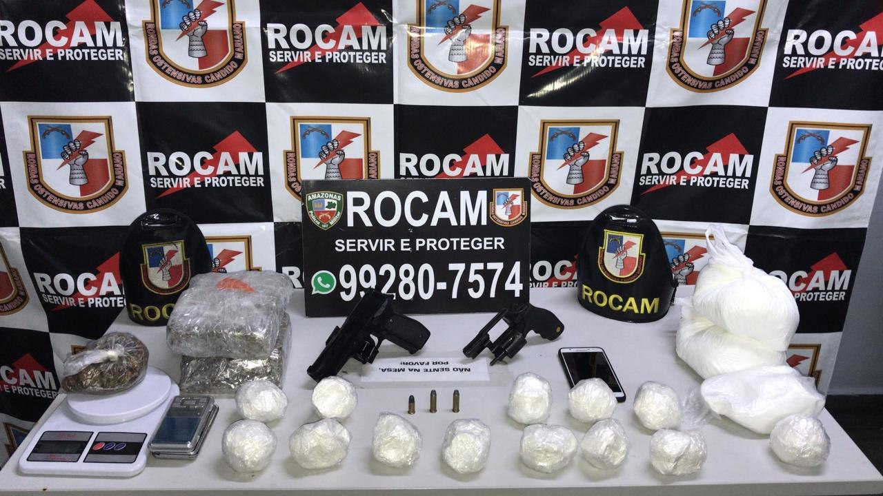 Casal é preso vendendo drogas na zona Sul de Manaus 