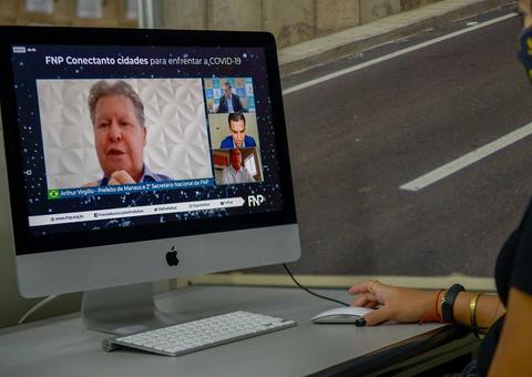 Em reunião com prefeitos, Arthur Neto diz temer nova onda de contágio em Manaus